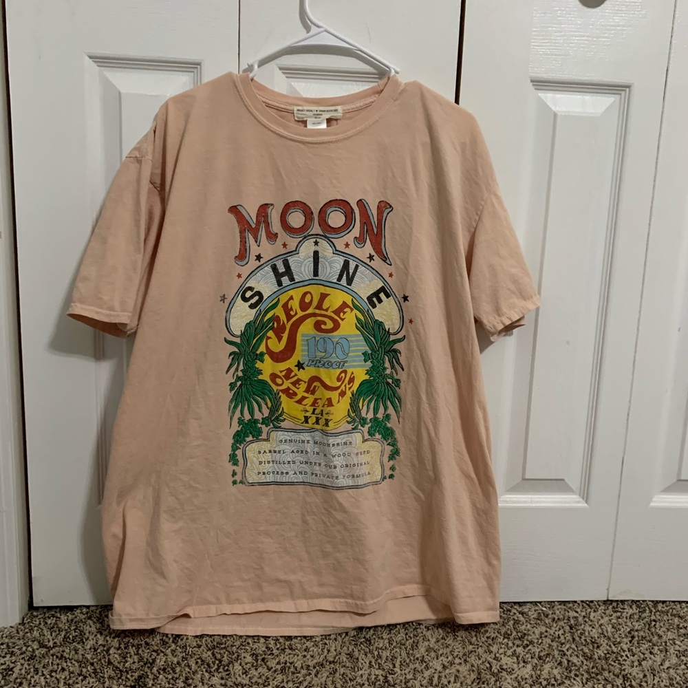 Oversized moonshine tee